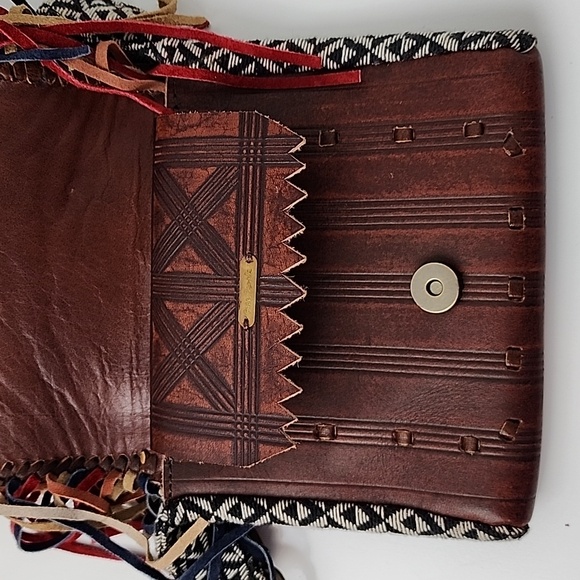 Free People Foreverly Fringe Boho Leather Crossbody Bag - Picture 14 of 15